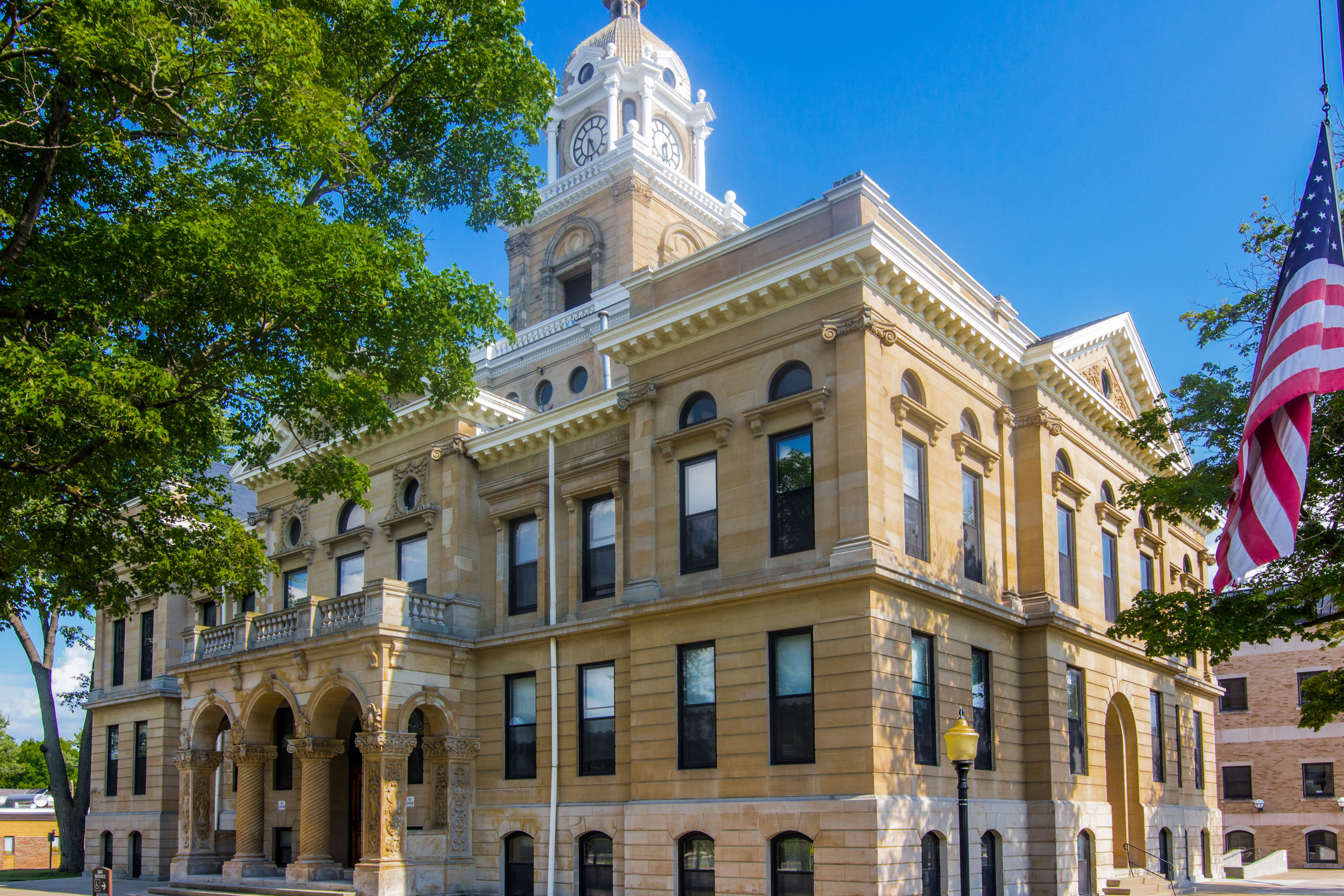 Gratiot County Courthouse in Ithaca, Michigan